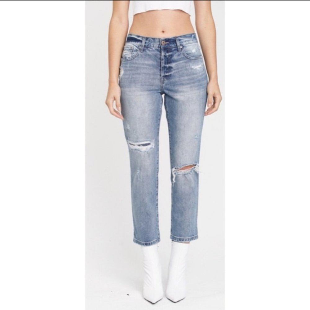 Pistola Charlie High Rise Straight Leg Jeans in Dizzy 26